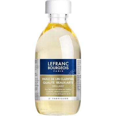 Lefranc Bourgeois Lefranc & Bourgeois Malmittel, gereinigtes Leinöl in 250 ml Flasche Lefranc Bourgeois Lefranc & Bourgeois Malmittel, gereinigtes Leinöl in 250 ml Flasche