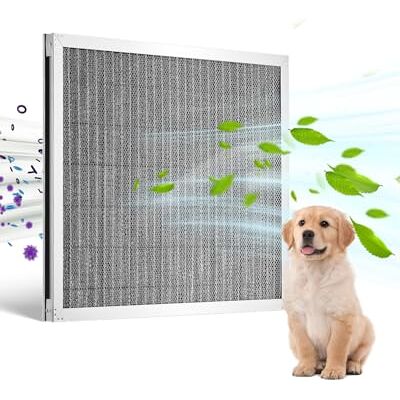 VEVOR Elektrostatischer Luftfilter, 16 x 20 x 1 Zoll, waschbarer und wiederverwendbarer Aluminium-AC/HVAC-Ofenfilter, MERV 8,gesünderes Zuhause oder Büro (tatsächliche Größe: 15,5 x 19,75 x 0,82 Zoll) VEVOR Elektrostatischer Luftfilter, 16 x 20 x 1 Zoll, waschbarer und wiederverwendbarer Aluminium-AC/HVAC-Ofenfilter, MERV 8,gesünderes Zuhause oder Büro (tatsächliche Größe: 15,5 x 19,75 x 0,82 Zoll)