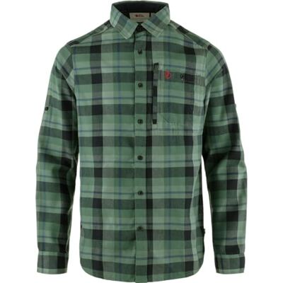 Fjällräven Herren Fjällglim Hemd, Deep Patina/Dark Navy, L Fjällräven Herren Fjällglim Hemd, Deep Patina/Dark Navy, L