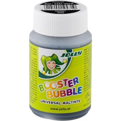 JOLLY Booster Bubble, ungiftige Universal Maltinte, Schwarz, zum Malen geeignet, auswaschbare Tinte, 100ml ausreichen für 40 Booster XL Nachfüllungen, für Kleinkinder ab 3 Jahren JOLLY Booster Bubble, ungiftige Universal Maltinte, Schwarz, zum Malen geeignet, auswaschbare Tinte, 100ml ausreichen für 40 Booster XL Nachfüllungen, für Kleinkinder ab 3 Jahren