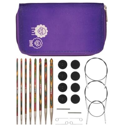 KnitPro Symfonie Afghanisch/Tunesisches Häkelnadel Set 8 Größen (3,5mm bis 8mm) KnitPro Symfonie Afghanisch/Tunesisches Häkelnadel Set 8 Größen (3,5mm bis 8mm)