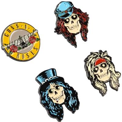 Grupo Erik Set Pins Guns N Roses 4 Anstecknadeln Sonic Geschenke Guns N' Roses Merchandising Grupo Erik Set Pins Guns N Roses 4 Anstecknadeln Sonic Geschenke Guns N' Roses Merchandising
