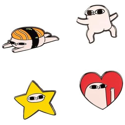 Grupo Erik Set Pins Ketnipz 4 Anstecknadeln Geschenke Ketnipz Merchandising Grupo Erik Set Pins Ketnipz 4 Anstecknadeln Geschenke Ketnipz Merchandising