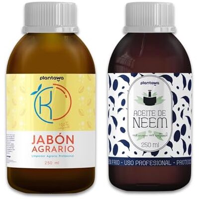 PLANTAWA Pack Kaliumseife + Neemöl (2x250ml) Reine und hochkonzentrierte Formel Natürliche Lösung für die Pflege zu Hause Vielseitig und vielseitig einsetzbar für drinnen und draußen PLANTAWA Pack Kaliumseife + Neemöl (2x250ml) Reine und hochkonzentrierte Formel Natürliche Lösung für die Pflege zu Hause Vielseitig und vielseitig einsetzbar für drinnen und draußen