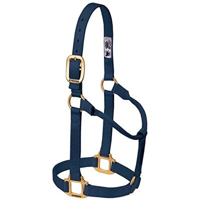 Weaver Equine Weaver Leather Original Pferdehalfter, Nylon, Nicht verstellbar, groß, Marineblau Weaver Equine Weaver Leather Original Pferdehalfter, Nylon, Nicht verstellbar, groß, Marineblau
