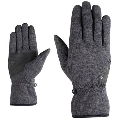 Ziener Unisex IWO-Z Handschuh Multifunktion/Freizeit wasserdicht, Touch, Black mélange, 7 Ziener Unisex IWO-Z Handschuh Multifunktion/Freizeit wasserdicht, Touch, Black mélange, 7