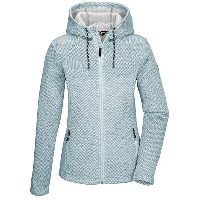 Killtec Damen Strickfleecejacke/Fleecejacke mit Kapuze KOW 5 WMN KNTFLC JCKT, hell eisblau, 46, 43295-000 Killtec Damen Strickfleecejacke/Fleecejacke mit Kapuze KOW 5 WMN KNTFLC JCKT, hell eisblau, 46, 43295-000