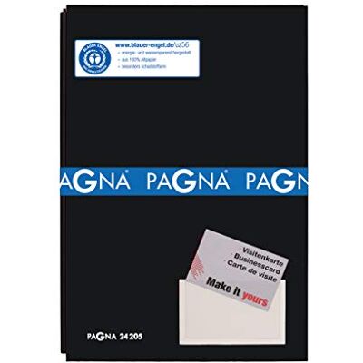 Pagna Unterschriftsmappe schwarz, 20-teilig, mit Color-Einband und dehnbarem Rücken Pagna Unterschriftsmappe schwarz, 20-teilig, mit Color-Einband und dehnbarem Rücken