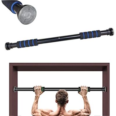 FFitness FSMDK821 1 Stange 2-Wege-Wandklimmzugstange aus Edelstahl mit Tür, 60–100 cm, Suspensionstraining für Bizeps, Trizeps, Brust und Bauchmuskeln FFitness FSMDK821 1 Stange 2-Wege-Wandklimmzugstange aus Edelstahl mit Tür, 60–100 cm, Suspensionstraining für Bizeps, Trizeps, Brust und Bauchmuskeln