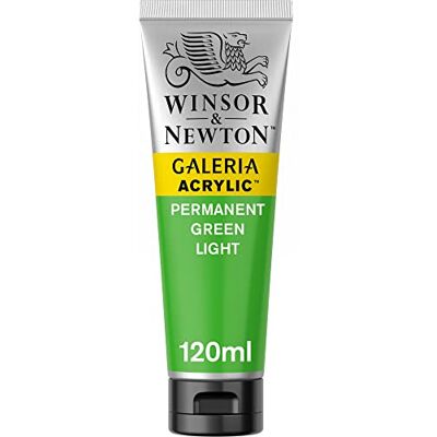 Winsor & Newton 2131483 Galeria Acrylfarbe, hohe Pigmentierung, lichtecht, buttrige Konsistenz, 120 ml Tube Permanentgrün Hell Winsor & Newton 2131483 Galeria Acrylfarbe, hohe Pigmentierung, lichtecht, buttrige Konsistenz, 120 ml Tube Permanentgrün Hell