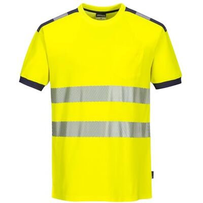 Portwest T181 PW3 T-Shirt Grosszügige Passform Leicht Kurzarm Reflektierend Portwest T181 PW3 T-Shirt Grosszügige Passform Leicht Kurzarm Reflektierend