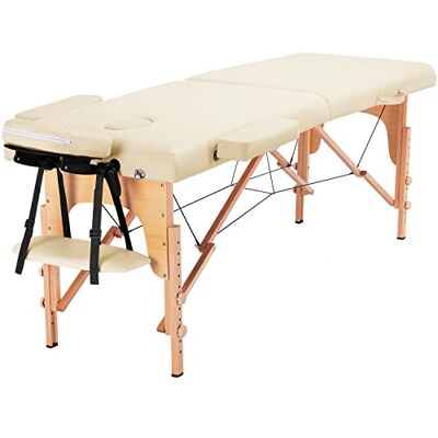 Yaheetech Massageliege Mobile Massagetisch 2 Zonen Tragebares Massagebett höhenverstellbar Holzfüßen inkl. Kopfstütze & Armlehnen 213 × 82 x 85,5 cm bis 250 kg Belastbar Yaheetech Massageliege Mobile Massagetisch 2 Zonen Tragebares Massagebett höhenverstellbar Holzfüßen inkl. Kopfstütze & Armlehnen 213 × 82 x 85,5 cm bis 250 kg Belastbar