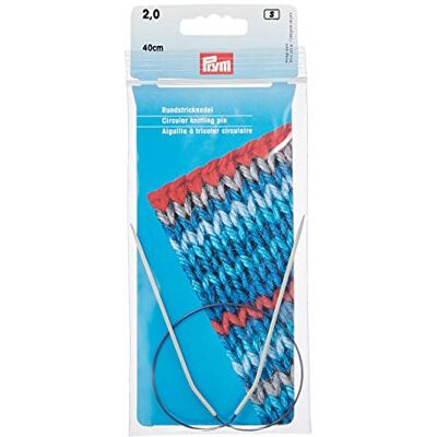 Prym 211200 Rundstricknadeln ALU 40 cm 2,00 mm grau Prym 211200 Rundstricknadeln ALU 40 cm 2,00 mm grau