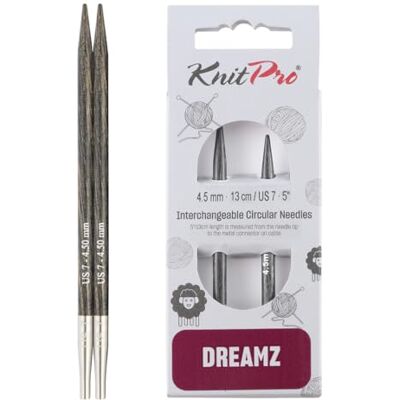 KnitPro Dreamz Austauschbare Nadelspitzen 5" (13cm) 4,5 mm KnitPro Dreamz Austauschbare Nadelspitzen 5" (13cm) 4,5 mm