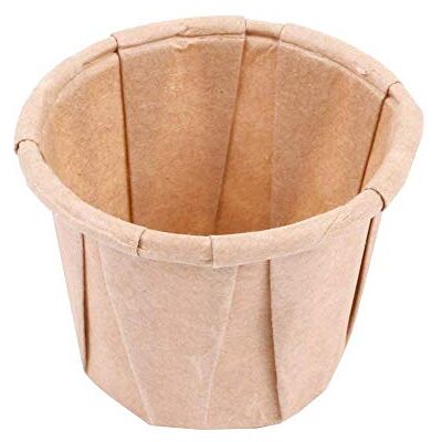 Garcia de Pou 250 Stück Vorratsdosen mit Plissee, 22 ml, Ø 3,8 x 2,8 cm, Natürliche Perg, fettfrei Garcia de Pou 250 Stück Vorratsdosen mit Plissee, 22 ml, Ø 3,8 x 2,8 cm, Natürliche Perg, fettfrei