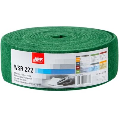 AUTO-PLAST PRODUKT APP WSR 222 Schleifvliesrolle, 100 mm x 10 m, grün Extrem langlebiges Schleifvlies für Metall, Holz, Stahl und Edelstahl Grobkörnige Schleifwolle, Körnung: 240-280 AUTO-PLAST PRODUKT APP WSR 222 Schleifvliesrolle, 100 mm x 10 m, grün Extrem langlebiges Schleifvlies für Metall, Holz, Stahl und Edelstahl Grobkörnige Schleifwolle, Körnung: 240-280