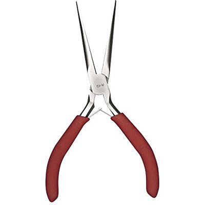 Rayher 8934400 Flachspitzzange für Schmuck, lang, 15 cm, SB-Karte 1 Stück Rayher 8934400 Flachspitzzange für Schmuck, lang, 15 cm, SB-Karte 1 Stück