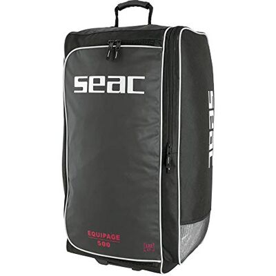 SEAC Equipage 500, Trolley für Unterwasserausrüstung, 85 x 40 x 35 cm, Unisex für Erwachsene, Schwarz, 130 l SEAC Equipage 500, Trolley für Unterwasserausrüstung, 85 x 40 x 35 cm, Unisex für Erwachsene, Schwarz, 130 l