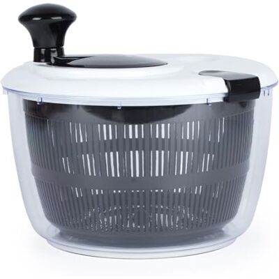 SALTER Salat Spinner 5L Liter, Waschen, Trocknen, Servieren, Salat Vorbereitung, Salat Trockner, einfache Verwendung, Non-Slip Basis, Dual-Zweck Drainer, Gesundes Essen/Frische Salat SALTER Salat Spinner 5L Liter, Waschen, Trocknen, Servieren, Salat Vorbereitung, Salat Trockner, einfache Verwendung, Non-Slip Basis, Dual-Zweck Drainer, Gesundes Essen/Frische Salat