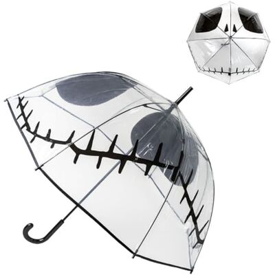 CERDÁ LIFE'S LITTLE MOMENTS Regenschirm "Nightmare Before Christmas" für Erwachsene, schwarz und weiß, manuelle Öffnung, Design Jack Skellington, Originalprodukt, entworfen in Spanien, Schwarz/Weiß, Mediana, gruselig CERDÁ LIFE'S LITTLE MOMENTS Regenschirm "Nightmare Before Christmas" für Erwachsene, schwarz und weiß, manuelle Öffnung, Design Jack Skellington, Originalprodukt, entworfen in Spanien, Schwarz/Weiß, Mediana, gruselig
