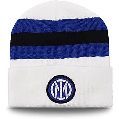 Inter Kappe mit Umschlag, neues Logo, Fußballkappe Unisex Erwachsene Inter Kappe mit Umschlag, neues Logo, Fußballkappe Unisex Erwachsene