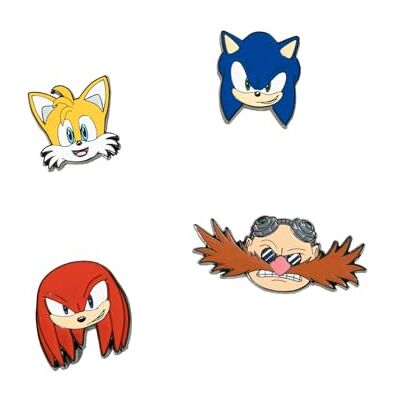 Grupo Erik Set Pins Sonic The Hedgehoc 4 Anstecknadeln Sonic Geschenke Sonic Merchandising Grupo Erik Set Pins Sonic The Hedgehoc 4 Anstecknadeln Sonic Geschenke Sonic Merchandising