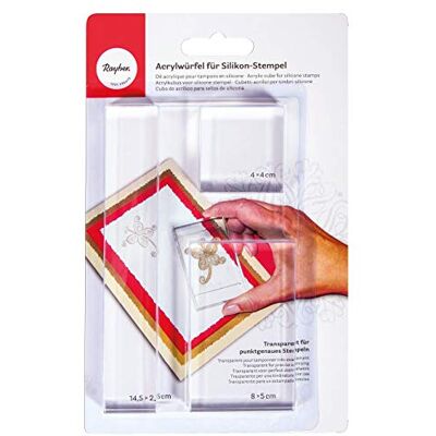Rayher Acrylstempelblock-Set - Flexible Größen Rayher Acrylstempelblock-Set - Flexible Größen