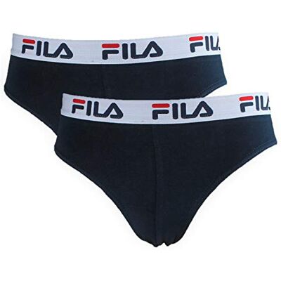 FILA Herren Slips 2-stück FU5015/2 MAN Brief 321 M, 321 Navy, M, FU5015/2 FILA Herren Slips 2-stück FU5015/2 MAN Brief 321 M, 321 Navy, M, FU5015/2
