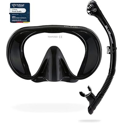 Cressi Musa & Scilla Black- Mask & Snorkel Kits, Schwarz, Einheitsgröße, Erwachsene Cressi Musa & Scilla Black- Mask & Snorkel Kits, Schwarz, Einheitsgröße, Erwachsene