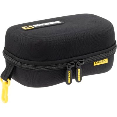 Cressi Elite Protective Case for Diving Masks Etui Tasche zum Transport und Schutz von Tauchmasken Schnorchelmasken, Schwarz/Gelb Cressi Elite Protective Case for Diving Masks Etui Tasche zum Transport und Schutz von Tauchmasken Schnorchelmasken, Schwarz/Gelb