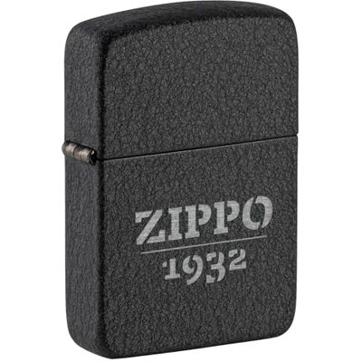 Zippo Sturmfeuerzeug Logo, 1941 Replica Black Crackle, Laser Engrave Nachfüllbar Wiederverwendbar Windfestes Design Geschenkbox Made in USA Zippo Sturmfeuerzeug Logo, 1941 Replica Black Crackle, Laser Engrave Nachfüllbar Wiederverwendbar Windfestes Design Geschenkbox Made in USA