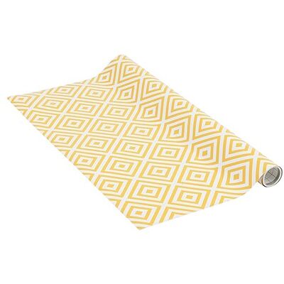 Venilia Klebefolie Celia Curry Yellow Retromuster Gelb 45 cm x 1,5 m, Stärke 95μ selbstklebende Möbel-Folie, Dekofolie, Tapete, Küchenfolie ohne Phthalate Made in EU Venilia Klebefolie Celia Curry Yellow Retromuster Gelb 45 cm x 1,5 m, Stärke 95μ selbstklebende Möbel-Folie, Dekofolie, Tapete, Küchenfolie ohne Phthalate Made in EU