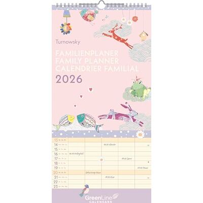 GreenLine Turnowsky Familienplaner 2026 – Wandkalender 22x45 cm, Familienkalender mit 5 Spalten, 3-sprachigem Kalendarium & nachhaltiger Produktion für Familienorganisation GreenLine Turnowsky Familienplaner 2026 – Wandkalender 22x45 cm, Familienkalender mit 5 Spalten, 3-sprachigem Kalendarium & nachhaltiger Produktion für Familienorganisation