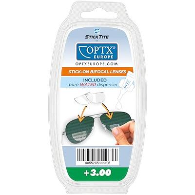 OPTX Europe Bifokale Leselinsen für Presbyopie für Normale Brillen und Sportbrillen, abgestufte Sportbrillen, Bifokale Leselinsen (+1.25) OPTX Europe Bifokale Leselinsen für Presbyopie für Normale Brillen und Sportbrillen, abgestufte Sportbrillen, Bifokale Leselinsen (+1.25)