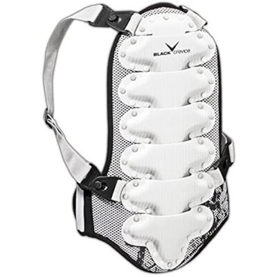 Black Crevice Rückenprotektor für Kinder, Jugendliche und Erwachsene, BCR035344, weiß, Gr. XL Black Crevice Rückenprotektor für Kinder, Jugendliche und Erwachsene, BCR035344, weiß, Gr. XL
