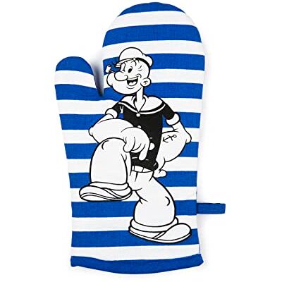 Excelsa Popeye Ofenhandschuh - Baumwolle, Polyester, Blau Excelsa Popeye Ofenhandschuh - Baumwolle, Polyester, Blau