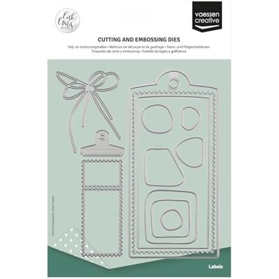 Creative Stanzschablonen Set Etiketten 13 Cutting Dies von 2 x 2 cm bis 9 x 19 cm Bastelzubehör für Karten Basteln, Scrapbooking und Journaling Kombniere mit Stanz- und Prägemaschinen Creative Stanzschablonen Set Etiketten 13 Cutting Dies von 2 x 2 cm bis 9 x 19 cm Bastelzubehör für Karten Basteln, Scrapbooking und Journaling Kombniere mit Stanz- und Prägemaschinen