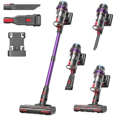 Lubluelu Akku Staubsauger 50000Pa/550W/50Min Staubsauger Kabellos mit Display, Anti-Tangle-Bürste, leichte & Flexible Bauweise, Akkustaubsauger für Tierhaare/Teppiche/Hartböden/Auto G10 Lubluelu Akku Staubsauger 50000Pa/550W/50Min Staubsauger Kabellos mit Display, Anti-Tangle-Bürste, leichte & Flexible Bauweise, Akkustaubsauger für Tierhaare/Teppiche/Hartböden/Auto G10