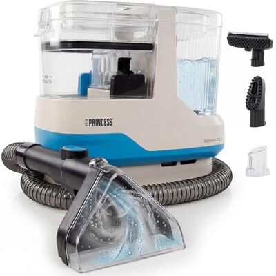 Princess Spot Master Cold Fleckenreiniger, 600 W Leistung, 1100 ml Frischwassertank, Kompakt und Leicht, Für Teppiche und Polster, 01.332013.01.001 Princess Spot Master Cold Fleckenreiniger, 600 W Leistung, 1100 ml Frischwassertank, Kompakt und Leicht, Für Teppiche und Polster, 01.332013.01.001