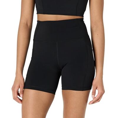 Amazon Essentials Damen Sportliche Anschmiegsame FormFlex-Radlerhose, Hohe Taille, Schwarz, L Amazon Essentials Damen Sportliche Anschmiegsame FormFlex-Radlerhose, Hohe Taille, Schwarz, L