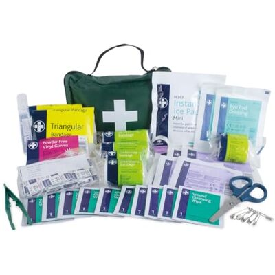 Reliance Medical Lewis-Plast Premium Erste-Hilfe-Set mit 90 Teilen Enthält Augenspülung, 2 x Kälte (Eis) Packungen und Notfalldecke für Zuhause, Büro, Auto, Wohnwagen, Arbeitsplatz, Reisen Grün Reliance Medical Lewis-Plast Premium Erste-Hilfe-Set mit 90 Teilen Enthält Augenspülung, 2 x Kälte (Eis) Packungen und Notfalldecke für Zuhause, Büro, Auto, Wohnwagen, Arbeitsplatz, Reisen Grün