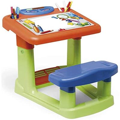 Chicos Kinderschreibtisch höhenverstellbar für Kinder Mit Aufbewahrungsschublade & ergonomischem Design Maltisch ab 24 Monaten (51002) Chicos Kinderschreibtisch höhenverstellbar für Kinder Mit Aufbewahrungsschublade & ergonomischem Design Maltisch ab 24 Monaten (51002)