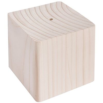 Rayher 62838000 Holz-Sockel, 8x8x8cm, m. Loch ø5,5mm,2,5cm tief Rayher 62838000 Holz-Sockel, 8x8x8cm, m. Loch ø5,5mm,2,5cm tief