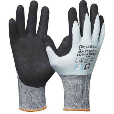 Gebol Master Flex Cool&Touch, 1 Paar kühlende Arbeitshandschuhe für Herren mit THERMATECH Faser gegen Schweiß, Touchscreen geeignet, atmungsaktiv, XXL (Gr. 11) Gebol Master Flex Cool&Touch, 1 Paar kühlende Arbeitshandschuhe für Herren mit THERMATECH Faser gegen Schweiß, Touchscreen geeignet, atmungsaktiv, XXL (Gr. 11)