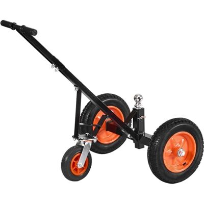 VEVOR Rangierhilfe Anhänger, 454 kg Stützlastkapazität, 425 & 560 mm einstellbare Höhe, 50,8 mm Kugel, 355,6 mm Luftreifen, Karbonstahl, zum Bewegen von Wohnmobilanhängern VEVOR Rangierhilfe Anhänger, 454 kg Stützlastkapazität, 425 & 560 mm einstellbare Höhe, 50,8 mm Kugel, 355,6 mm Luftreifen, Karbonstahl, zum Bewegen von Wohnmobilanhängern
