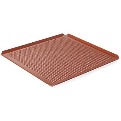 HENDI Backblech, perforiert, mit PTFE Antihaftbeschichtung, 4 Aufkantungen, geeignet zur Verwendung in Öfen, Blech, Ofenblech, Kuchenblech, Lochblech, GN2/3, 354x325x(H)10mm, Aluminium, schwarz HENDI Backblech, perforiert, mit PTFE Antihaftbeschichtung, 4 Aufkantungen, geeignet zur Verwendung in Öfen, Blech, Ofenblech, Kuchenblech, Lochblech, GN2/3, 354x325x(H)10mm, Aluminium, schwarz