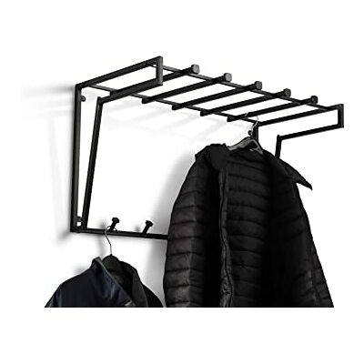 M2 Kollektion Garderobe Vigo 2 in schwarz, B/H/T = 79x45x40cm M2 Kollektion Garderobe Vigo 2 in schwarz, B/H/T = 79x45x40cm