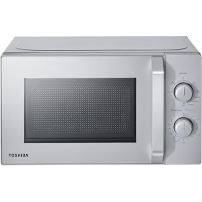 Toshiba MW2-MG20PE(SL) Mikrowellenherd 700 W mit knuspriger Grill- & Kombigarfunktion, 5 Leistungsstufen, 1000 W Grillleistung, Silber Toshiba MW2-MG20PE(SL) Mikrowellenherd 700 W mit knuspriger Grill- & Kombigarfunktion, 5 Leistungsstufen, 1000 W Grillleistung, Silber