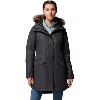 Columbia Suttle Mountain Lange Isolationsjacke, Wasserdicht, Wärmereflektierend, Synthetische Isolierung, Verstellbare Ärmel, Abnehmbarer Kunstpelz Damen Columbia Suttle Mountain Lange Isolationsjacke, Wasserdicht, Wärmereflektierend, Synthetische Isolierung, Verstellbare Ärmel, Abnehmbarer Kunstpelz Damen