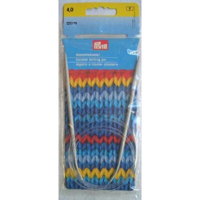 Prym 211268 Rundstricknadeln ALU 120 cm 4,00 mm grau Prym 211268 Rundstricknadeln ALU 120 cm 4,00 mm grau